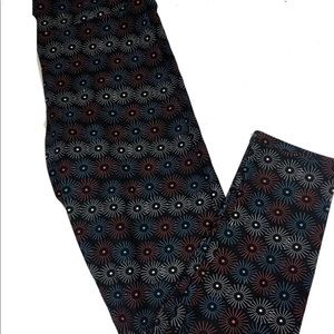 Lularoe TC Leggings.  Red, white, and blue.